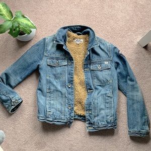 Sherpa jean jacket